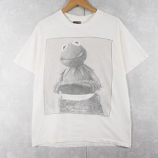 画像1: 90's USA製 Kermit "Kermit Clein" キャラクターパロディプリントTシャツ L (1)