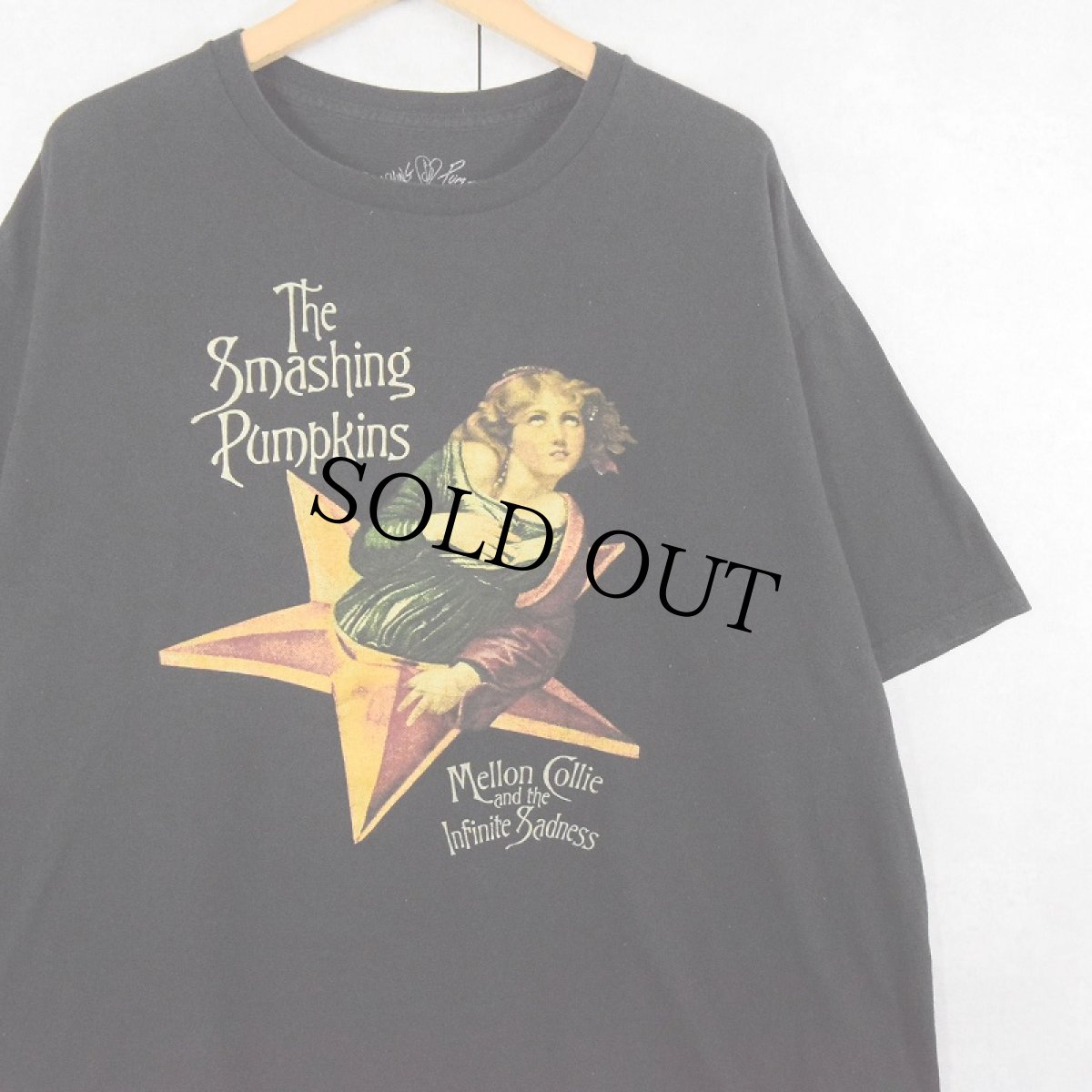 画像1: The Smashing Pumpkins "Mellon Collie And The Infinite Sadness" オルタナロックバンドTシャツ BLACK 2X (1)