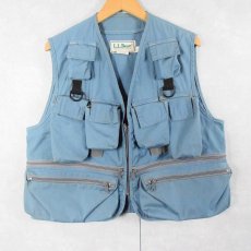 画像1: 70〜80's L.L.Bean USA製 フィッシングベスト (1)