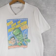 画像1: 80〜90's George Bush ”SON OF REAGANSTEIN" 元大統領プリントTシャツ L  (1)