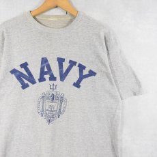 画像1: 60's〜 "NAVY" プリントTシャツ (1)