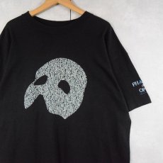 画像1: 90's The PHANTOM of the OPERA ミュージカルプリントTシャツ BLACK XL (1)