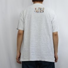 画像3: 90's SNOOPY & Charlie Brown “IT'S A SECURITY THING” キャラクタープリントTシャツ L (3)