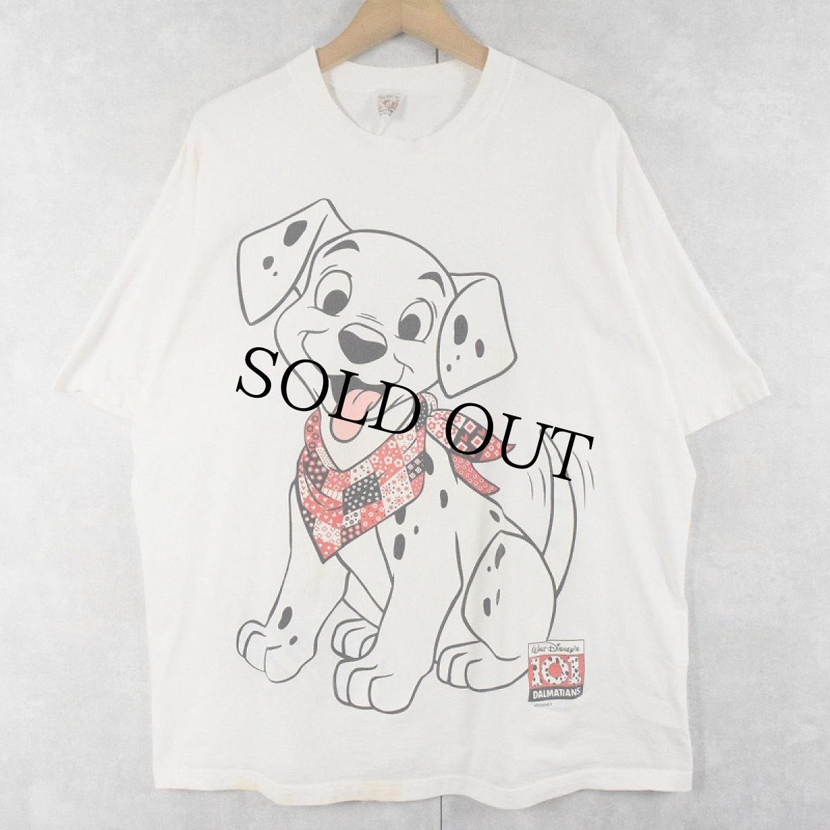 画像1: 90's Disney 101 DALMATIANS キャラクタープリントTシャツ 3X (1)