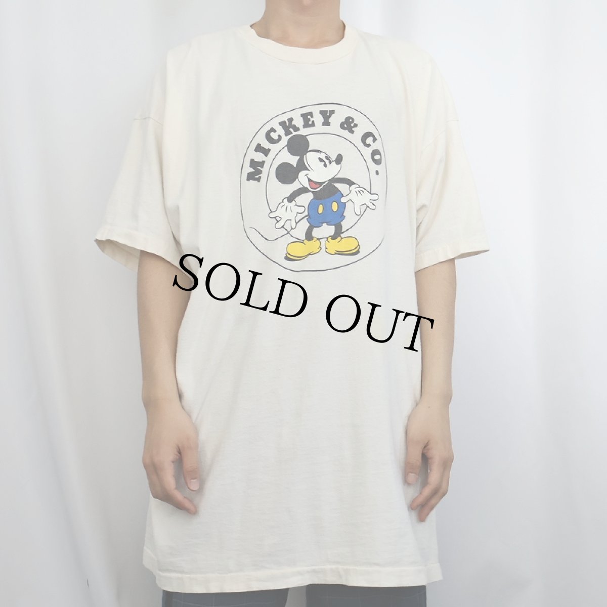 画像2: 80〜90's Disney MICKEY＆Co. キャラクタープリントTシャツ XXXL (2)