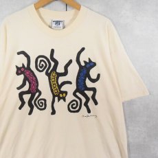 画像1: 90's John A. Conroy アートプリントTシャツ XL (1)