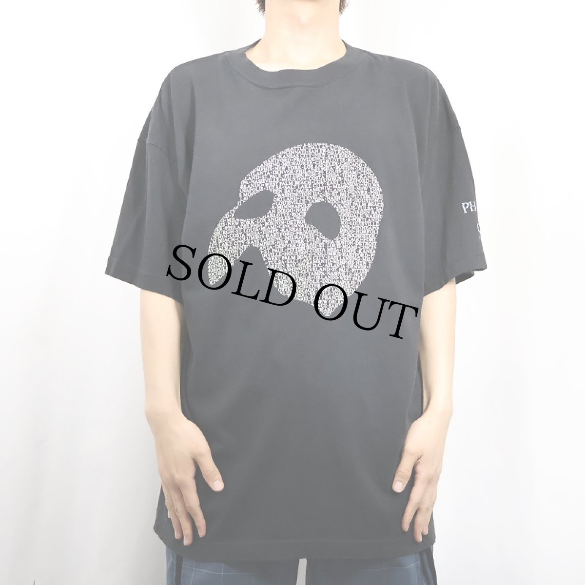 画像2: 90's The PHANTOM of the OPERA ミュージカルプリントTシャツ BLACK XL (2)