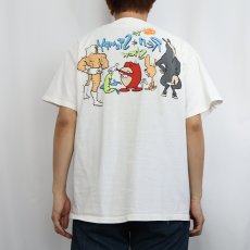 画像3: 90's NICKELODEON  USA製 "Ren&Stimpy" キャラクタープリントTシャツ L (3)