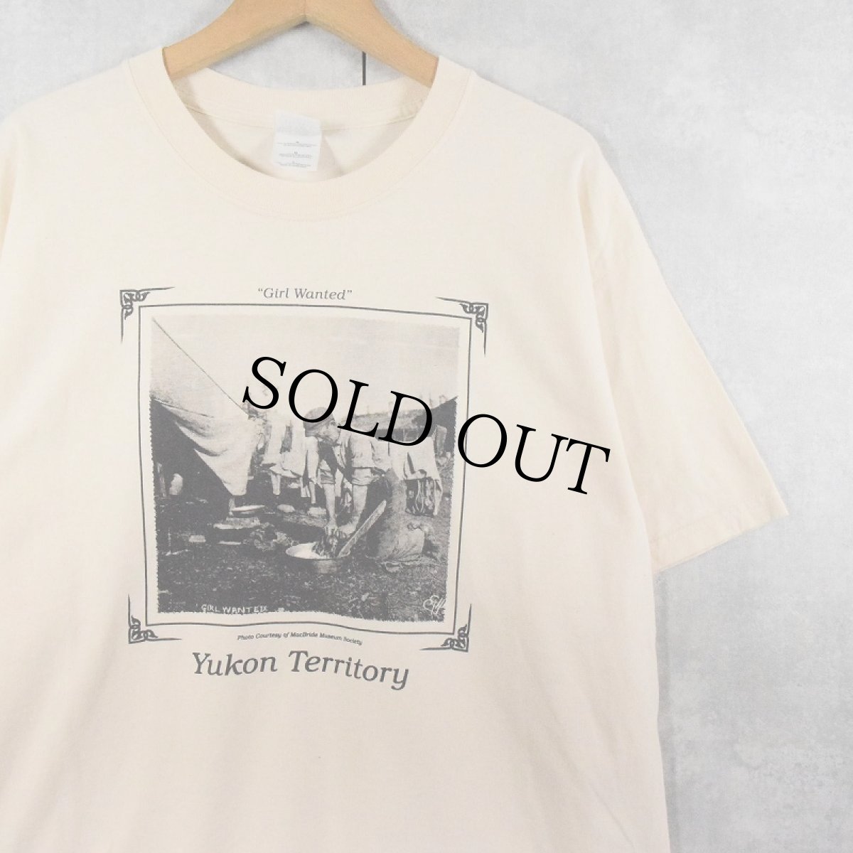 画像1: 2000's "Yukon Territory" フォトプリントTシャツ L (1)