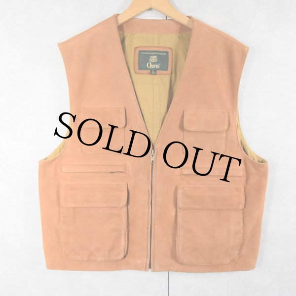 90s 90年代 オービス ベージュ レザーベスト│ヴィテージ古着屋Feeet 90s 90年代 オービス ベージュ レザーベスト│ヴィテージ古着屋Feeet
