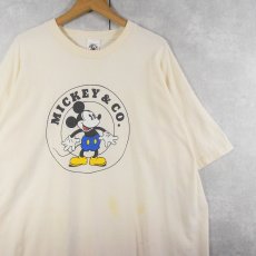 画像1: 80〜90's Disney MICKEY＆Co. キャラクタープリントTシャツ XXXL (1)