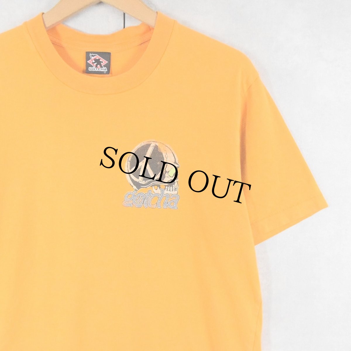 画像2: GOCTHA ピースマーク×スカル プリントTシャツ (2)