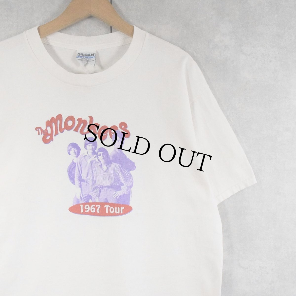 画像1: 90's The monkees ロックバンド プリントTシャツ XL (1)