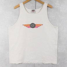 画像2: 90's SEX WAX USA製 ロゴプリントタンクトップ XL (2)