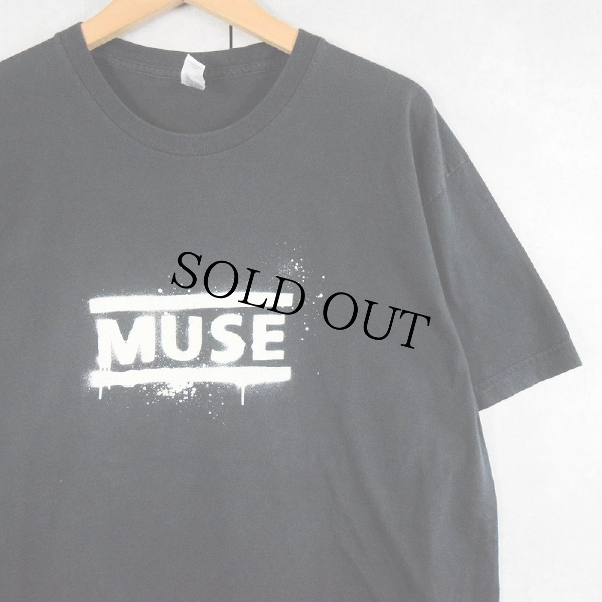 画像1: 2015 MUSE "Absolution" ロックバンド アルバムプリントTシャツ BLACK XL (1)