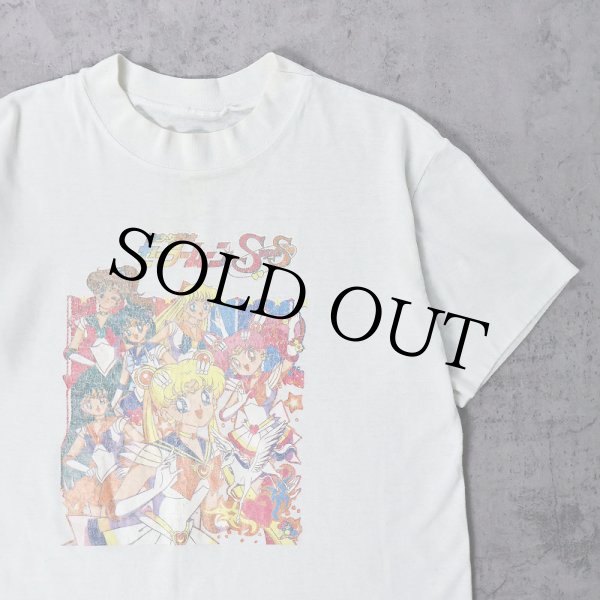 SAILOR MOON 白 ホワイト 日本アニメ コミック アニメTシャツ