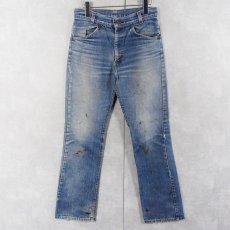 画像1: 80〜90's Levi's CANADA製 オレンジタブ ベルボトムデニムパンツ W29 (1)