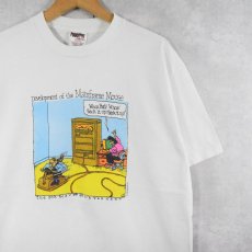 画像1: 90's Rich Tennant "The 5th wave" シュールイラスト コミックプリントTシャツ DEADSTOCK L (1)