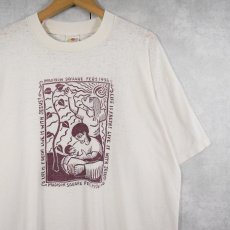 画像1: 90's "MADISON SQUARE FEBS 1996" シュールプリントTシャツ XL (1)