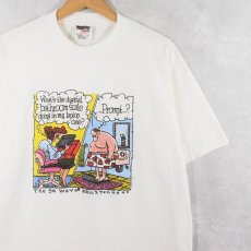 画像1: 90's Rich Tennant "The 5th wave" シュールイラスト コミックプリントTシャツ DEADSTOCK L (1)