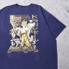 画像1: 1998 DRAGONBALL Z USA製 アニメキャラクタープリントTシャツ NAVY XXL (1)