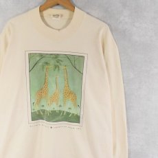 画像1: Warren Kimble "American Folk Art" キリン アートプリントロンT L (1)