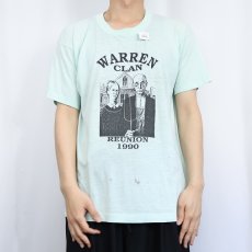画像2: "WARREN CLAN" "REUNION 1990" シュールプリントTシャツ (2)