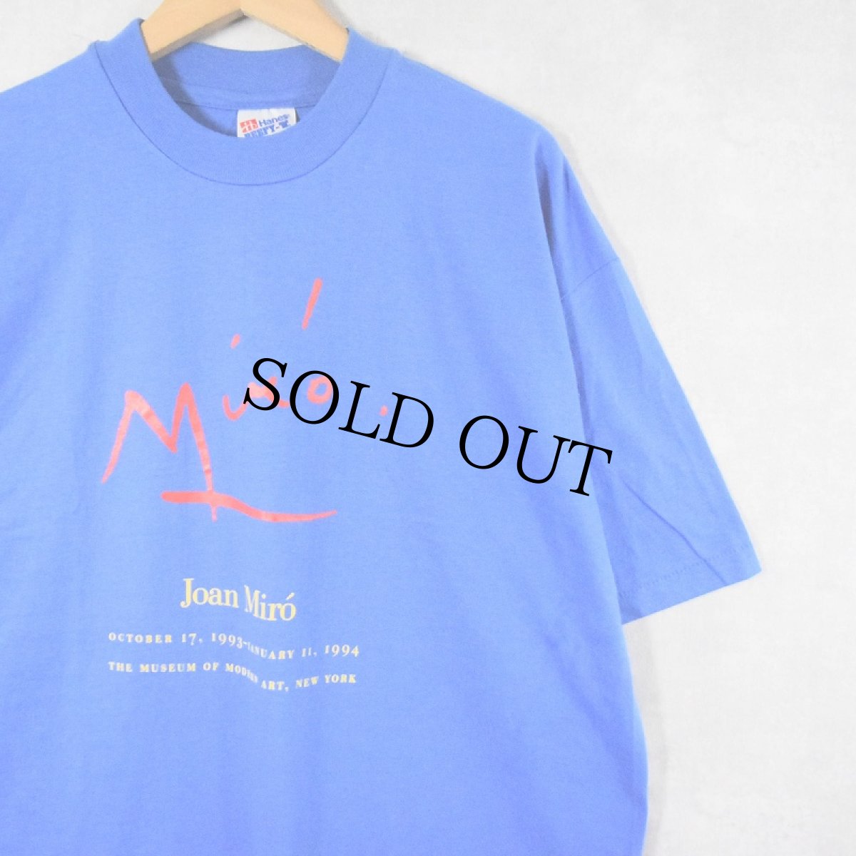 画像1: 【SALE】 90's Joan Miro USA製 画家プリントTシャツ XL (1)