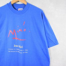 画像1: 90's Joan Miro USA製 画家プリントTシャツ XL (1)