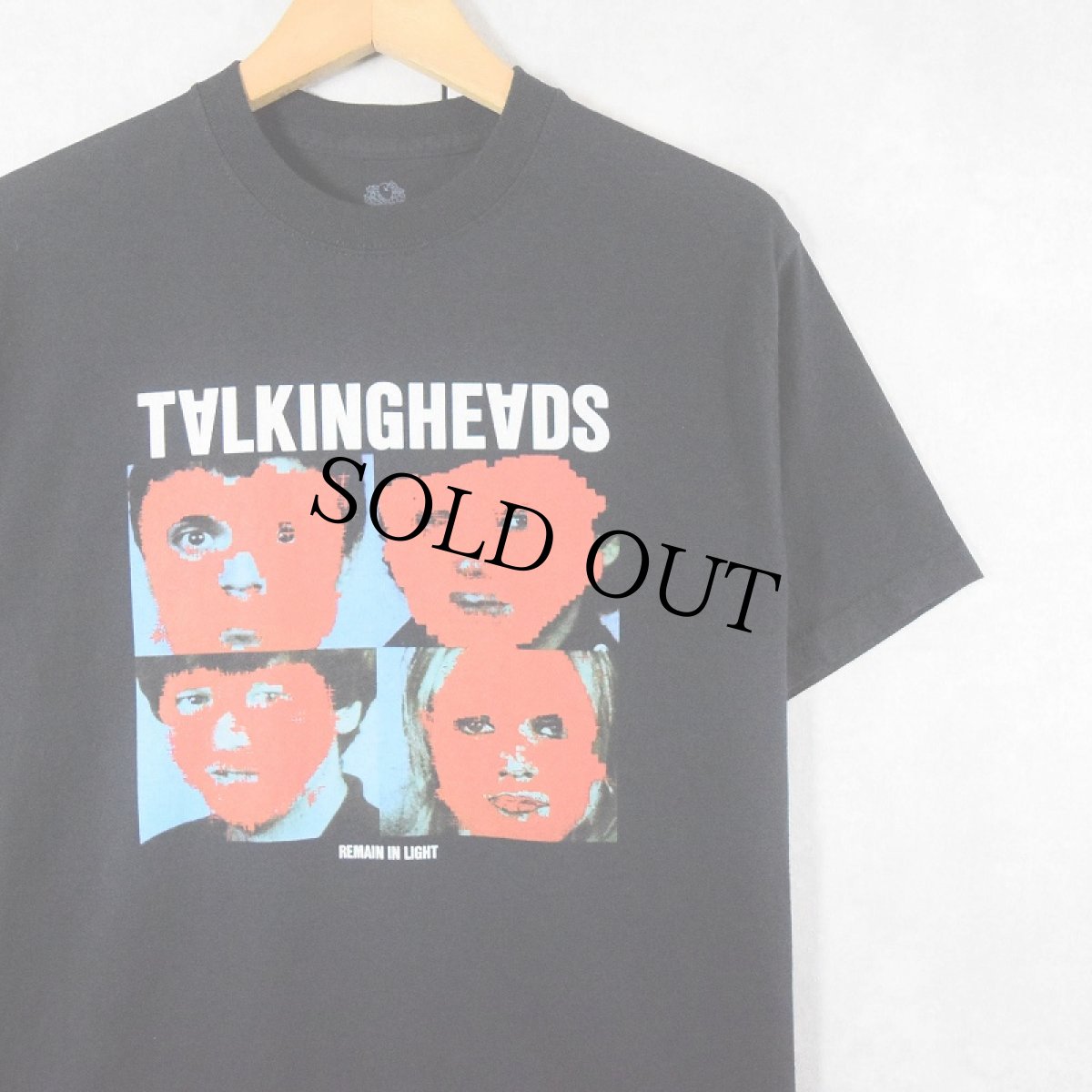 画像1: TALKING HEADS "Remain in Light" ロックバンドアルバムTシャツ BLACK M (1)