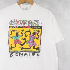 画像1: 90's BIG HED "BONAiRE" アートプリントTシャツ L (1)