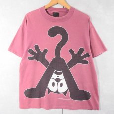 画像1: 90's FELIX USA製 キャラクタープリントTシャツ L (1)