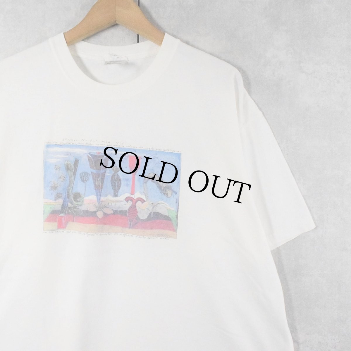 画像1: Max Ernst アートプリントTシャツ XL (1)
