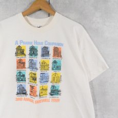 画像1: 90's〜 USA製  "PRAIRIE HOME COMPANION” ラジオ局プリントTシャツ XL (1)