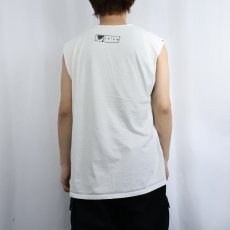 画像3: Richard Stain "The Irony..." プリントカットオフTシャツ (3)
