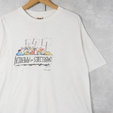 画像1: 80's THE FAR SIDE USA製 シュールイラストプリントTシャツ XL (1)