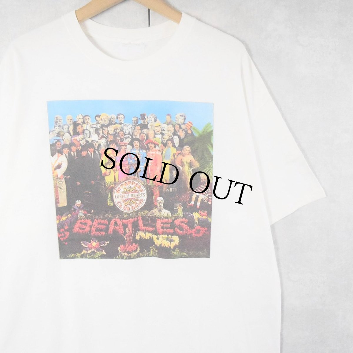 画像1: THE BEATLES ロックバンドTシャツ (1)