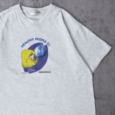 画像1: 2000's 松本零士 銀河鉄道999 "メーテル" アニメプリントTシャツ FREE (1)