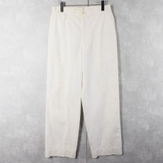 画像1: 50〜60's コットンツイルワークトラウザーズ W30 (1)