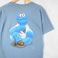 画像1: 90's COOKIE MONSTER USA製 "COOKIE WEAR" キャラクターパロディTシャツ XL (1)