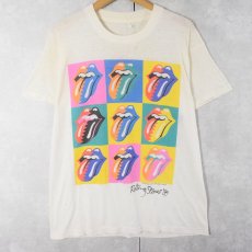 画像1: 80's The Rolling Stones "THE NORTH AMERICAN TOUR 1989" ロックバンドツアーTシャツ (1)