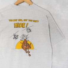 画像2: 90's THE SIMPSONS USA製 "Yo Saddam I'm Bart and I'm Pissed" キャラクターパロディTシャツ XL (2)