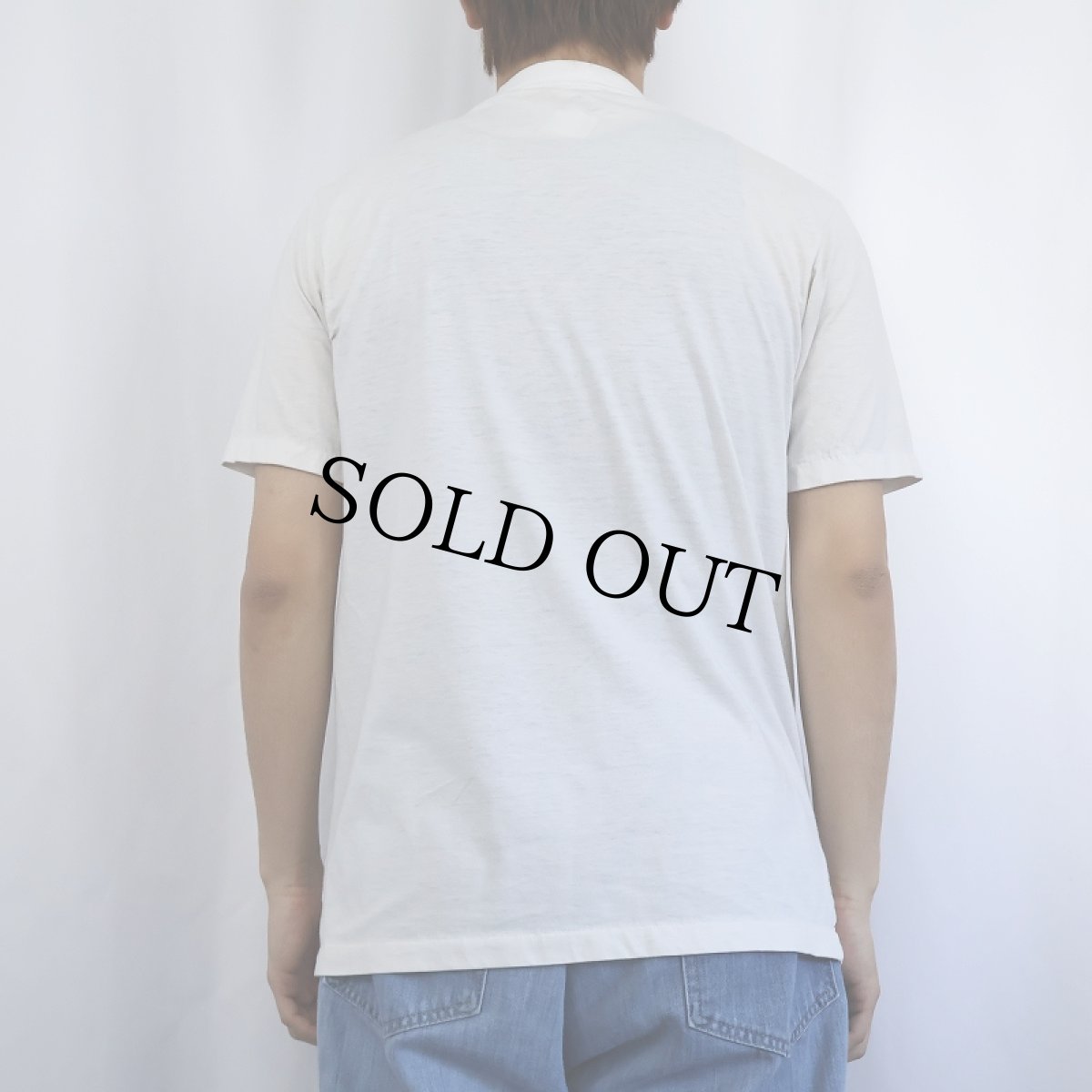 画像3: 80's〜 Pocari Sweat × 写楽 パロディプリントTシャツ LL (3)