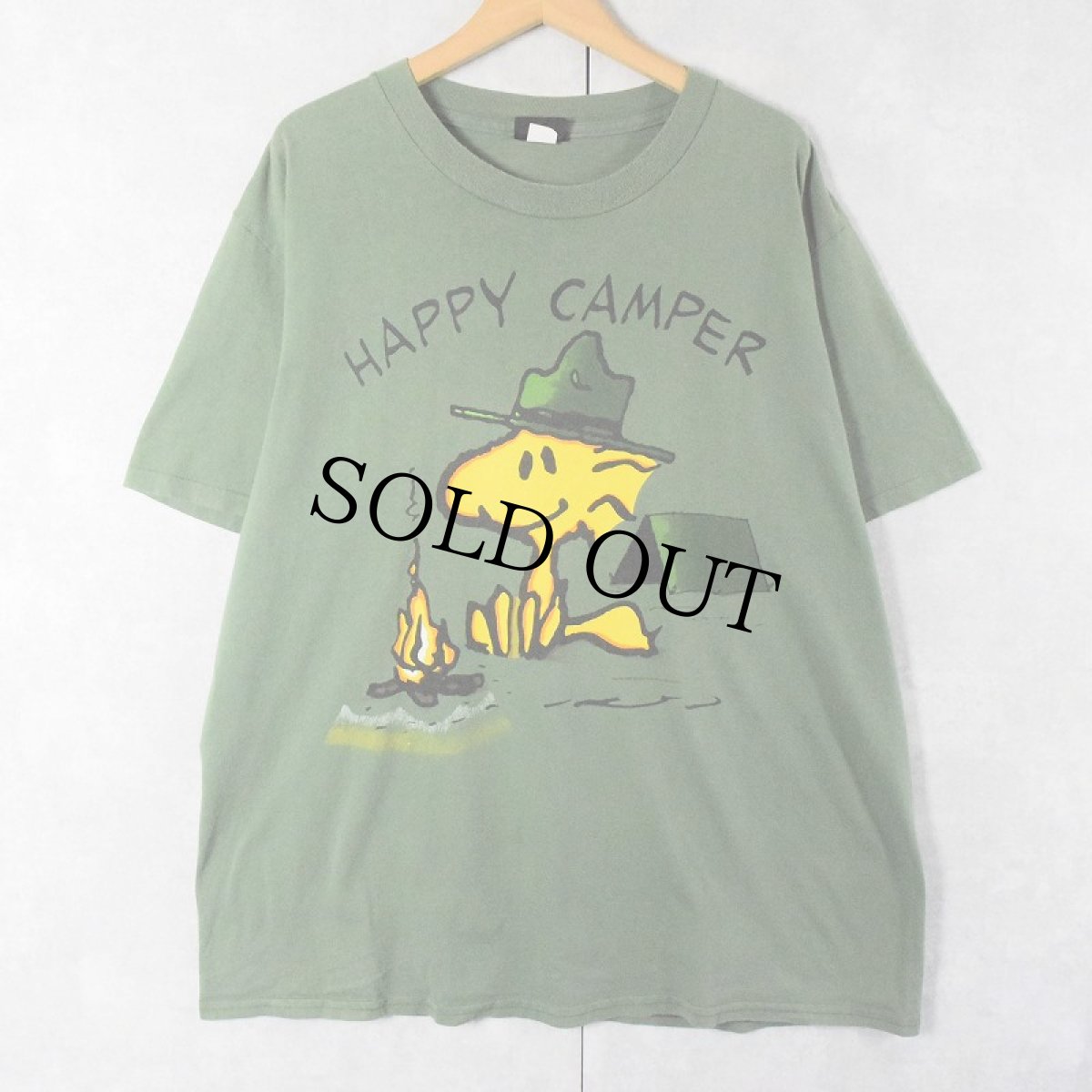 画像1: 90's PEANUTS USA製 "WOODSTOCK" キャラクタープリントTシャツ XL (1)