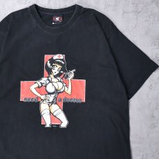 画像1: need a doctor プリントTシャツ BLACK XL (1)