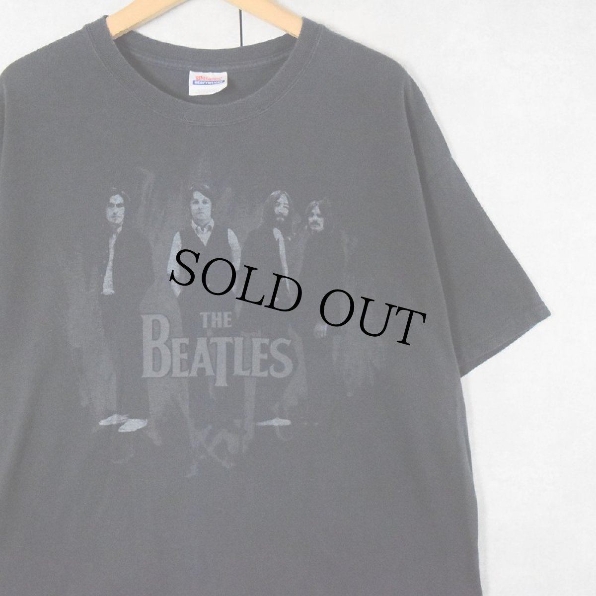 画像1: 2000's THE BEATLES ロックバンドTシャツ BLACK XL (1)