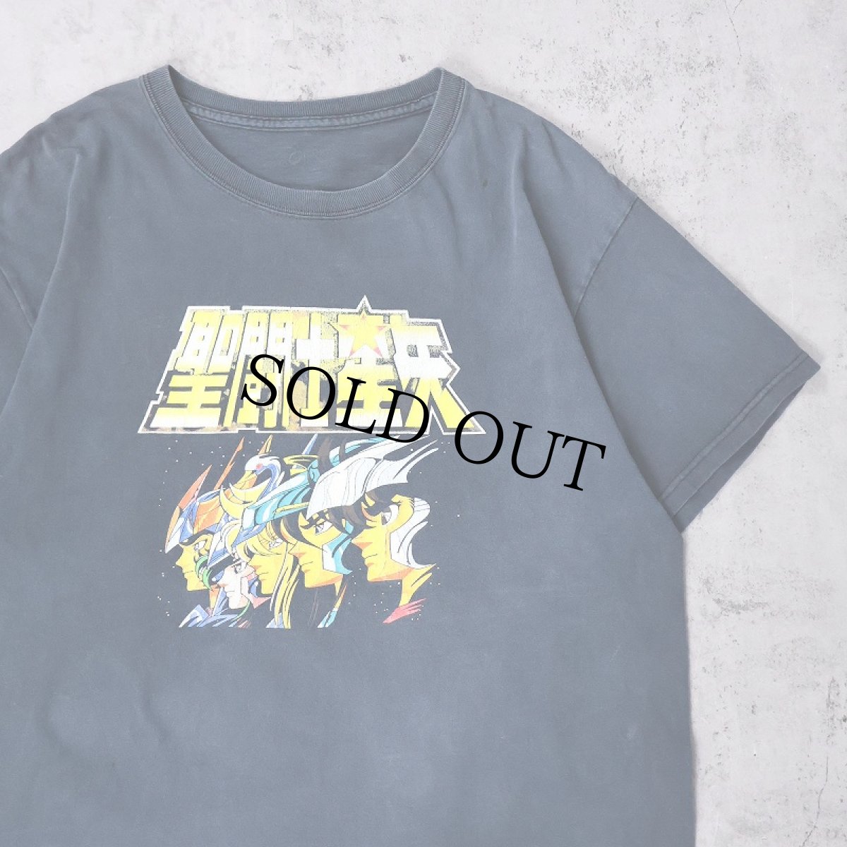 画像1: 聖闘士星矢 マンガプリントTシャツ BLACK (1)