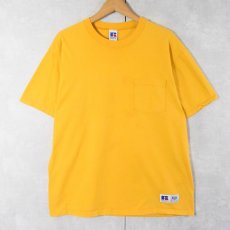 画像1: 90's RUSSELL ATHLETIC USA製 "HIGH COTTON" ポケットTシャツ L (1)