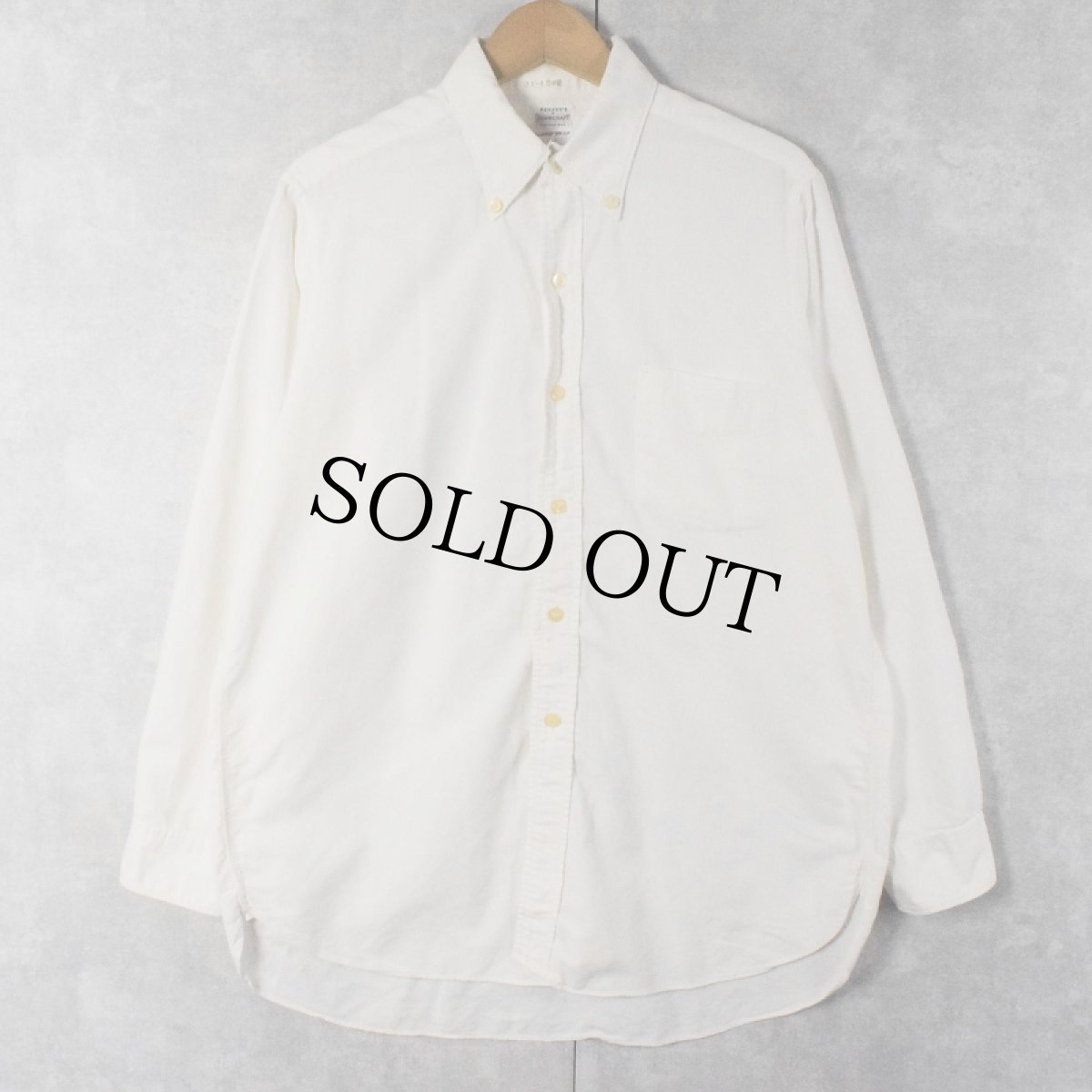 画像1: 60's PENNEY'S TOWNCRAFT コットンボタンダウンシャツ (1)