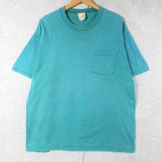 画像1: 90's L.L.Bean×RUSSELL ATHLETIC USA製 無地ポケットTシャツ XL (1)